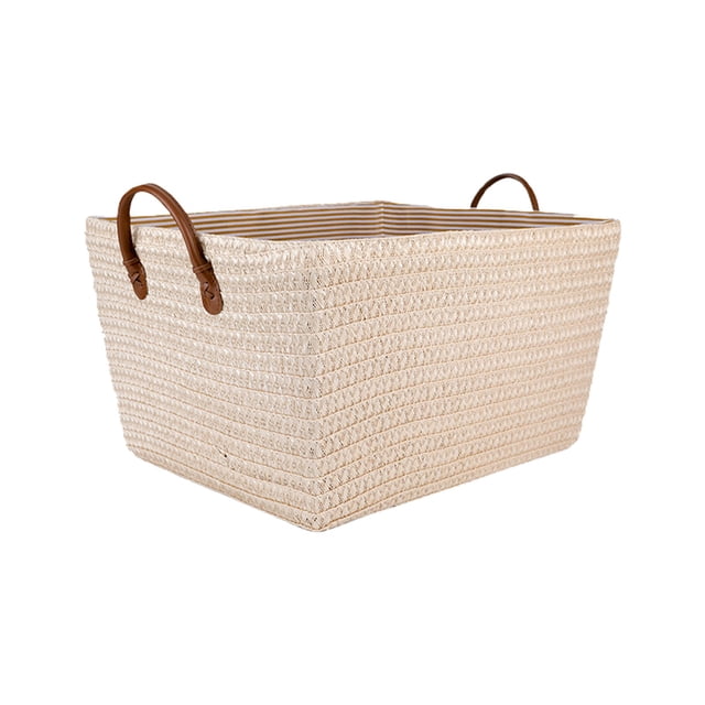 Japanese Snack Box Household Clothes Basket Toy Snacks Sundries Storage Box Japanese Dirty Clothes Basket Rattan Storage Basket Woven Dirty Clothes Woven Baskets for Storage