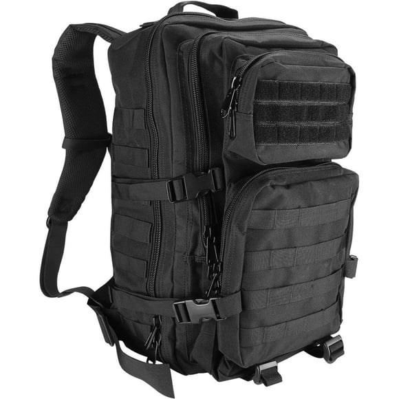Assault Pack, Tactical Backpack with Molle Webbing for Quick Access Compartments, Military Style Double Stitched Construction for Indoor & Outdoor Sports (47x22x25 cm)