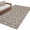 Light Brown, variant on Black Floral Abstract Round Area Rug 4Ft Washable Circle Rugs for Bedroom Dining Room, Vintage Ethnic Bohemian Flowers Non-Slip Carpet Floor Mats Indoor Outdoor Carpet Runner Aesthetic Home Decor