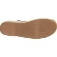 thumbnail image 4 of Sam Edelman Artica Black White Woven Flatform Wedge Platform Espadrilles Sandal (BLACK WHITE, 9), 4 of 5