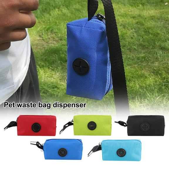 1pcs Pet Puppy Dispenser Waste Dog Poo PickUp Bag Pouch Holder Hook Poop