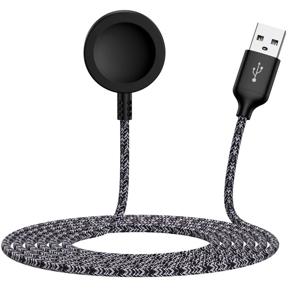 USB Watch Charger,USB Watch Plug Fast Charging with 3FT USB Charger Cable Cord Replacement Wireless Magnetic Watch Charger Pad iWatch Charger Dock Stand USB Charger Adapter Compatible for iWatch