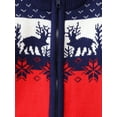 thumbnail image 6 of Wassery Toddler Kids Boys Christmas Knitted Cardigan 1T 2T 3T 4T 5T 6T Little Boys Spring Autumn Sweater Coat Long Sleeve Deer Print Zipper Knit Sweater Jacket Winter Warm Outwear, 6 of 9