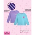 thumbnail image 2 of Real Love Girls' Rash Guard - 2-Pack Quick Dry Long Sleeve Swim Shirts for Girls (Sizes: 2T-16), 2 of 7