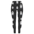thumbnail image 3 of ZGRBOU Trendy Printed Leggings for Women High Waist Tummy Control Yoga Pants Gothic Stretch Sports Running Pants, 3 of 4
