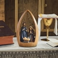 thumbnail image 5 of Religious Nativity Figurine, Christmas Decor, Resin Nativity Scene with Arch-Frame, Elegant Holiday Ornament for Home, Church, and Gift-Giving, 5 of 6