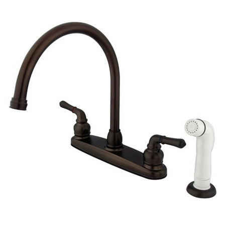 Medallion Double Handle - Kingston Brass Magellan Centerset Double Handle Kitchen Faucet