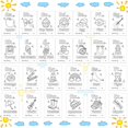 thumbnail image 4 of Libro ABC para el primer bebé de hongpar, actividad para baby shower, 4 of 8