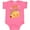 Hot Pink, variant on Inktastic Taco Princess Cute Taco Boys or Girls Baby Bodysuit