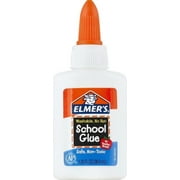 Elmer's Washable No-Run School Glue 1.25 oz (Pack of 2)