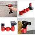 thumbnail image 3 of KAIYANG soportes de batería para soportes de almacenamiento de herramientas de batería Milwaukee con ranuras para batería, soportes de almacenamiento de batería Bosch de 12 V para montaje en pared, so, 3 of 5