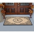thumbnail image 7 of A1HC Natural Coir Monogrammed Floral Door Mat, 36"x72", Durable Anti-Shed Outdoor Door Mat, Heavy-Duty, Low-Profile, Easy to Clean, 7 of 7