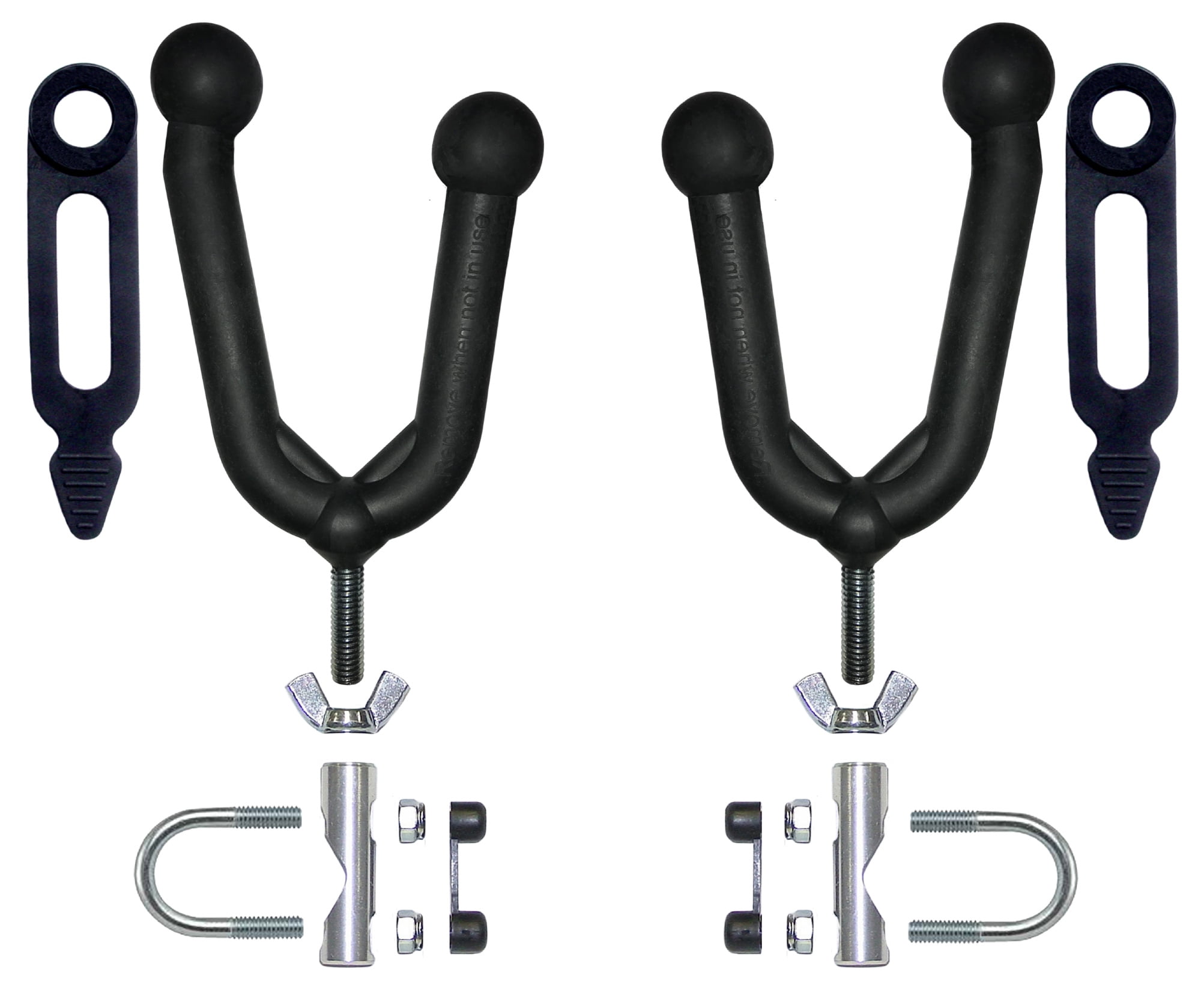 All Rite Products Single Pack Rack Gun/Bow Holder Single Gun or Bow Black