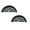 Black-2Pcs, variant on 2 Pcs Aquarium Cave Decor for Shrimp Fish, Black Half Moon Shrimp Hideout Ornament, Hallowed Cave Terrarium Habitat Decoration, Landscape Statue for Hiding Tools Supplies for Freshwater Tank Setup