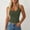 Army Green, variant on Women's V Neck Tank Tops Sleeveless Knitted Ribbed Basic Crop Tops Trendy Going Out Tops Gray S(S)