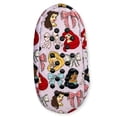 thumbnail image 6 of Disney Princess Toddler Girl Fuzzy Babba Slipper Socks, 1-Pack, Sizes 3T-4T, 6 of 7