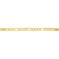 thumbnail image 5 of Floreo 10k Yellow Gold (2.5mm, 3.5mm, 4.5mm, 5.5mm, 7mm, 8.5mm, 9.5mm) Hollow Figaro Link Chain Necklace, 5 of 5