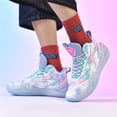thumbnail image 3 of Bolognifi Men's Basketball Shoes, Classic Training Sports - BLUE_3.5, 3 of 7