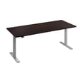 thumbnail image 2 of Scranton & Co Engineered Wood 72W Adjustable Standing Desk in Black Walnut, 2 of 7