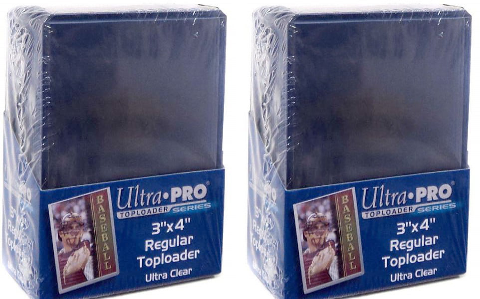100 4 Packs Ultra-Pro Toploading Trading Card Holders Regular Toploaders