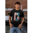 thumbnail image 5 of Patriotic Popeye Salute America Men's Graphic T Shirt Tees Brisco Brands L, 5 of 6