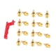 thumbnail image 2 of 20 clavos para zapatillas de atletismo con llave, clavos de atletismo cortos para carreras de velocidad Oro, 2 of 9