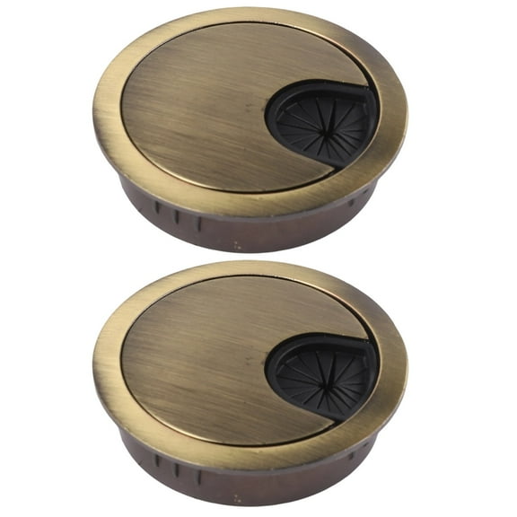 Desk Cable Hole Covers 2 Pcs Cable Hole Covers 53mm Desktop Cable Organizer