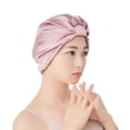 thumbnail image 4 of MasteelfCA 2Pcs Satin Nightcaps Beauty Hair Hats Shower Hats Sleeping Hats (Assorted Color), 4 of 8