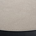 thumbnail image 3 of SAFAVIEH Revive Hyram Solid Polyester Area Rug, Beige, 6'7" x 6'7" Round, 3 of 8