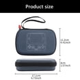 thumbnail image 5 of CIYISON Protective Pouch for RG Slide Handheld Game Console Scratchproof Case Shockproof Storage Bag Carry Case with Mesh Pocket, 5 of 8