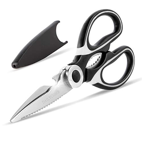 Kitchen Shears Scissors Heavy Duty Multi Purpose Cutting For Meat Poultry Fish 