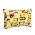 thumbnail image 2 of Balery Funny Construction Vehicles Bedding Queen Pillow Cases - Envelope Closure - Soft Brushed Microfiber Fabric - Shrinkage and Fade Resistant Pillow Cases-, 2 of 9
