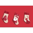thumbnail image 2 of 20" Plaid Christmas Tree & Cuff Hanging Large Christmas Stocking, 2 of 3