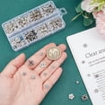 thumbnail image 3 of 280pcs Tibetan Style Spacer Beads 8 Styles Silver Jewelry Spacers Flower Flat Round Spacer Beads Metal Rondelle Loose Beads for Earring Bracelet Necklace Jewelry Making diy, 3 of 6