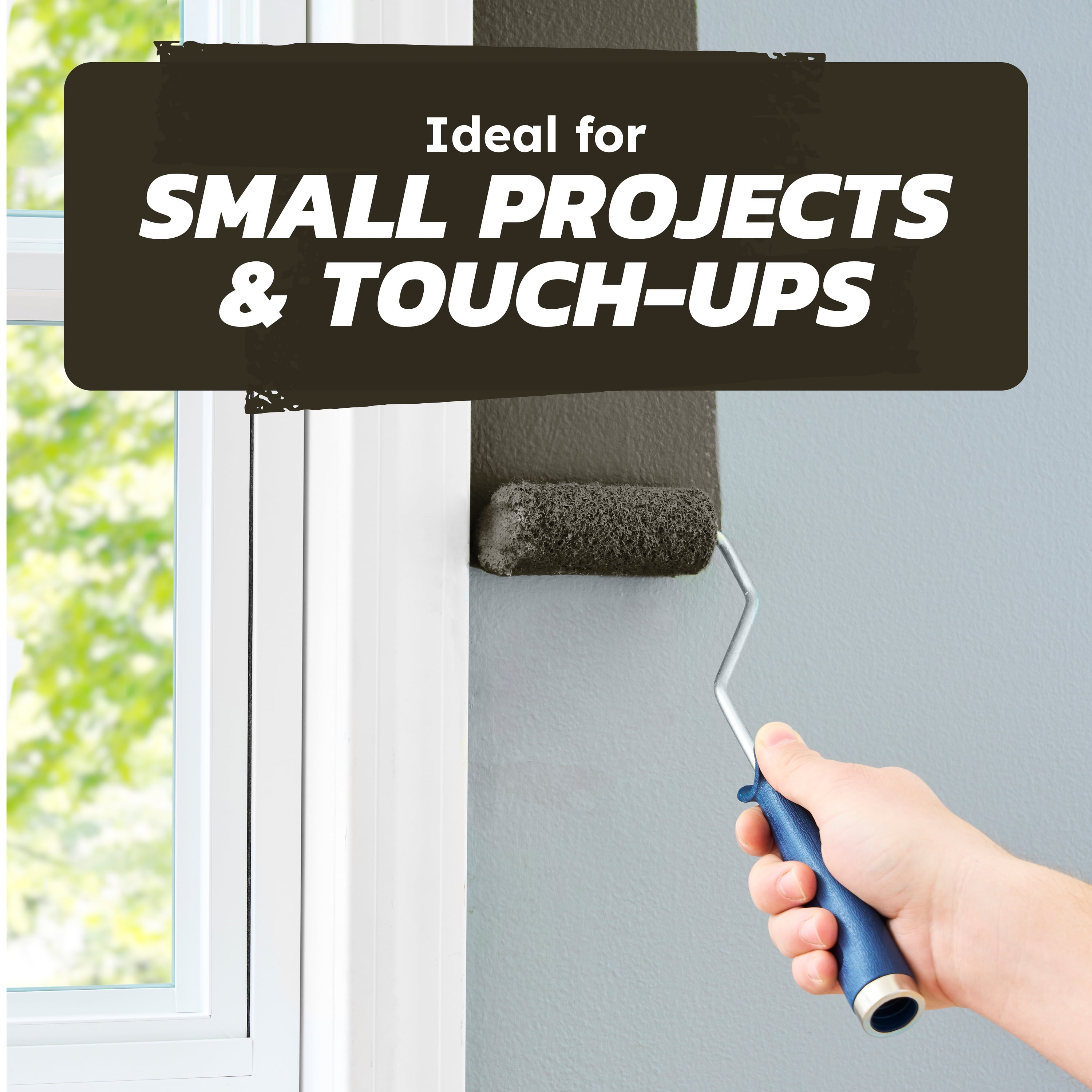 BETTER 4 in x 1/2 in nap High Density Knit Paint Mini Roller with Frame
