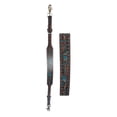 New! Showman Leather wither strap with tooled flowers with teal accents main image 1