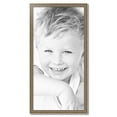 thumbnail image 2 of ArtToFrames 21" x 42" Aged White Gold Picture Frame, 21x42 inch Silver Wood Poster Frame (WOM-2036),  Pack, 2 of 7