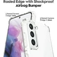 thumbnail image 4 of for Samsung Galaxy S21 Case Clear, Transparent Thin Slim Flexible TPU Cute Rubber Cover Aesthetic Design, Soft Silicone Grip for Women Girl, Non-Yellowing Protective Bumper, Clear, 4 of 13