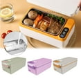 thumbnail image 4 of Cordless Electric Lunch Box, 1.2L Self Heating Lunch Boxes with Automatic Heating, 12000mAh Rechargeable Portable Food Warmer with 65 Degree Constant Temperature Heating, for Office,Outdoors (Purple), 4 of 9