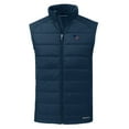 thumbnail image 2 of Men's Cutter & Buck Navy Tennessee Titans  Evoke Hybrid Eco Softshell Recycled Full-Zip Vest, 2 of 3