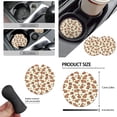 thumbnail image 5 of KUIFORTI Otter Print 11 PCS Car Seat Cover Set Car Seat Cover Steering Wheel Cover Seat Belt Pad Car Cup Coasters Automotive Interior Accessories Universal Fit Most Cars SUVs Sedans, 5 of 6