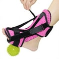 thumbnail image 3 of New Arrivals Plantar Fasciitis Night Splint Foot Brace Support (Pink), 3 of 6