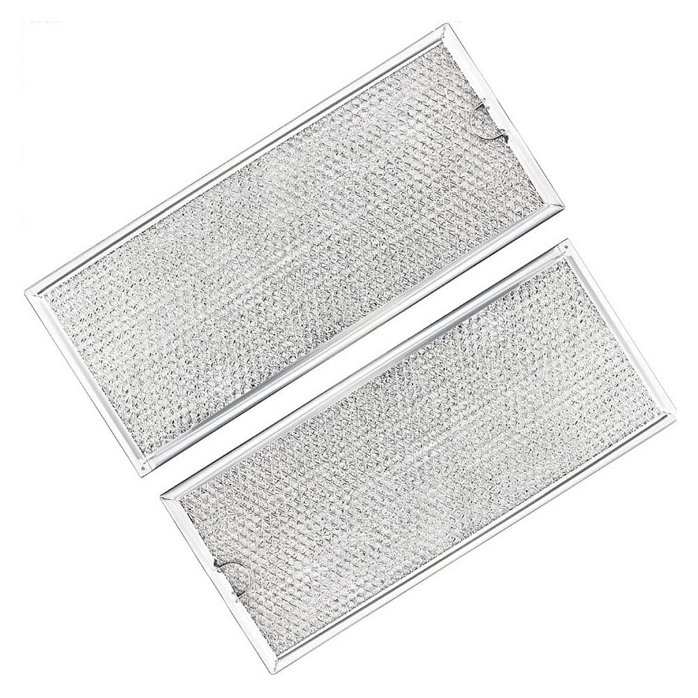 Ana 2PCS Aluminum Microwave Oven Grease Filter For W10208631A WB06X10596 Kitchen Cooking Hood Filters Metal Microwave Filter Home Decor