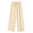 thumbnail image 6 of Qiggri Wide Leg Sweatpants for Women Loose Baggy Casual Drawstring Sweatpants with Pockets Fashion Daily Streetwear Trousers Summer Fall XL, 6 of 6