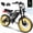 Black, variant on ESKUTE V300D Ebike for Adults, Up to 19MPH Electric Bicycle, 749W Motor, 48V Removable Battery, 20" x 4.0" Fat Tire E-Bike, Full Suspension, 7-Speed for All Terrain Black, UL2849
