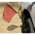 thumbnail image 6 of (2 Pack) 18"x18" EZ Mount Warning Flag with Mounting Kit & Reflective Webbing - Red Jersey  Mesh Safety Flag DOT Compliant | Spring Loaded Quick n Easy Disconnect, 6 of 11