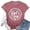 Brick Red, variant on TINZ Women's Casual Printed Round Neck Solid Color Short Sleeved T Shirt Tech Apparel Football Shirt Women Long Sleeve Spandex Shirt Women