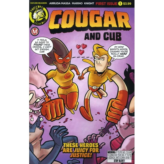 Cougar and Cub #1A VF ; Action Lab Comic Book
