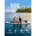 thumbnail image 6 of SOLAVERO Inflatable Stand Up Paddle Board for 2 Person, Ultra-Light SUP Board with Accessories for Adults & Youth of All Skill Levels, 6 of 8