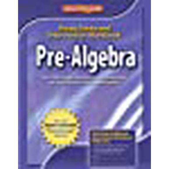Pre-Algebra, Study Guide and Intervention Workbook (MERRILL PRE-ALGEBRA)